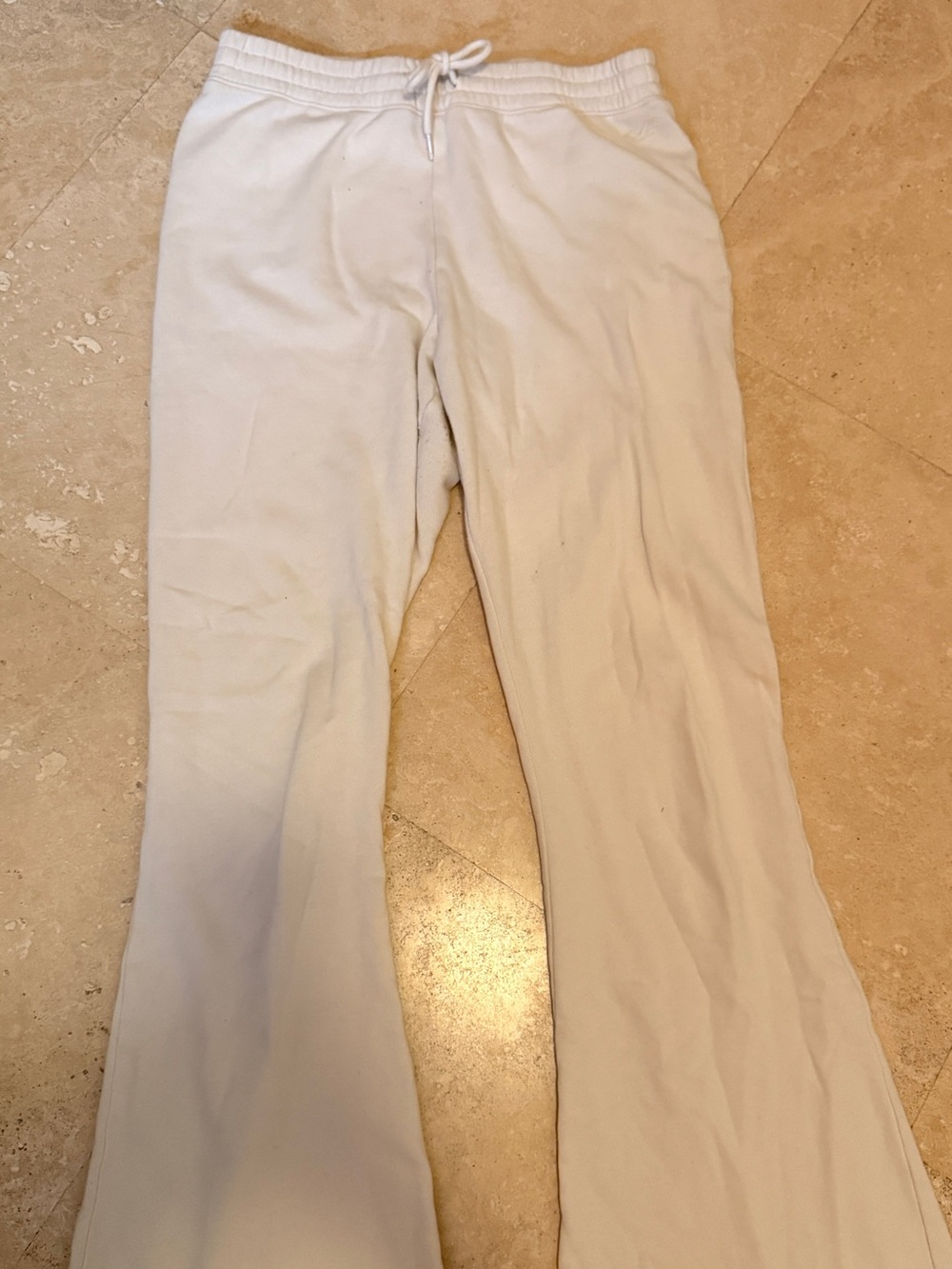 Hollister Light Cream/Tan Lounge Pants